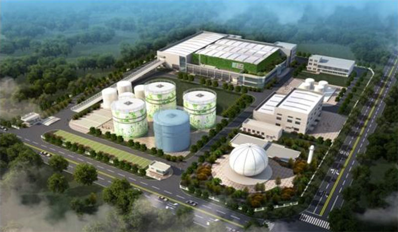 餐廚垃圾厭氧工藝設(shè)備現(xiàn)場(chǎng)